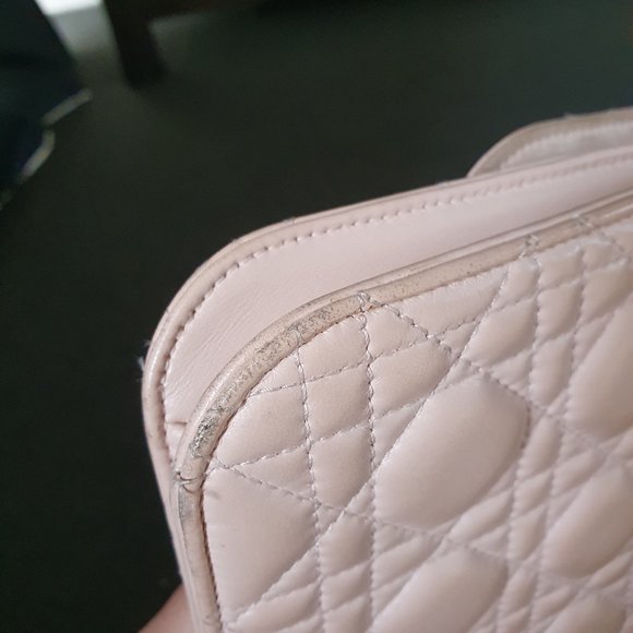 Soft Pink Dioraddict Leather Bag - Picture 9 of 14